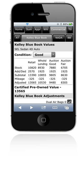 KBB on iPhone and Android